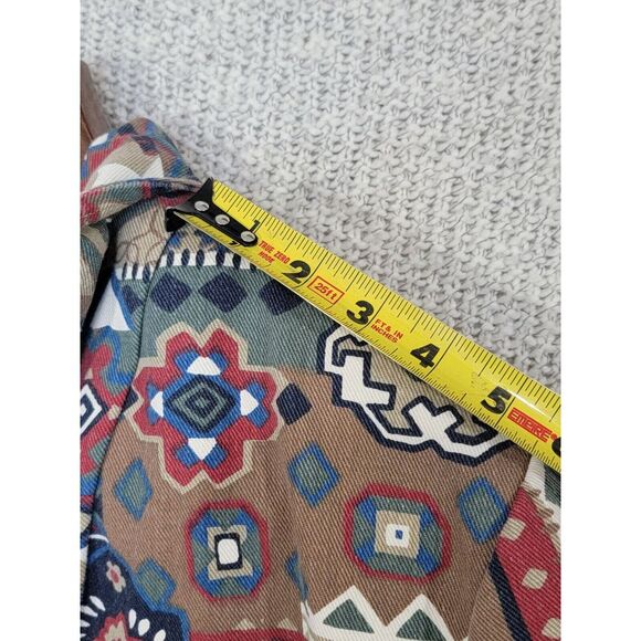 Womens Vintage Denim Jacket With Handmade Buffalo Nickel Button Size XL/2XL - Picture 3 of 9